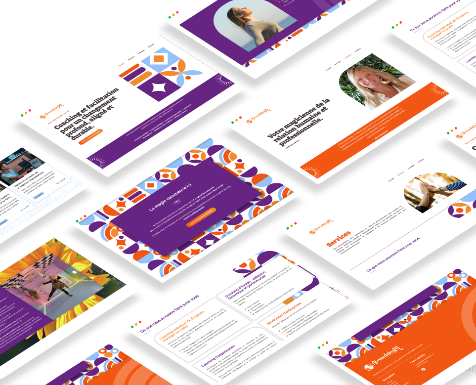 Création du site web AbrcadabraM par Katheline Lambert - Orbeo