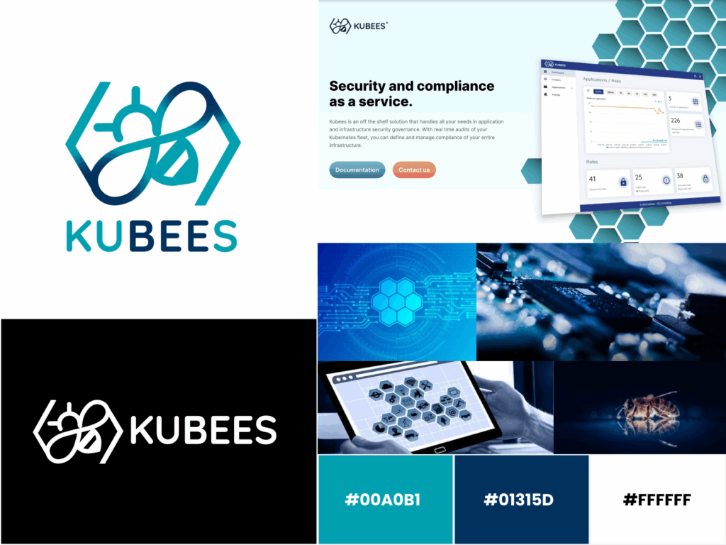 Création identité graphique de Kubees par Katheline Lambert - Orbeo