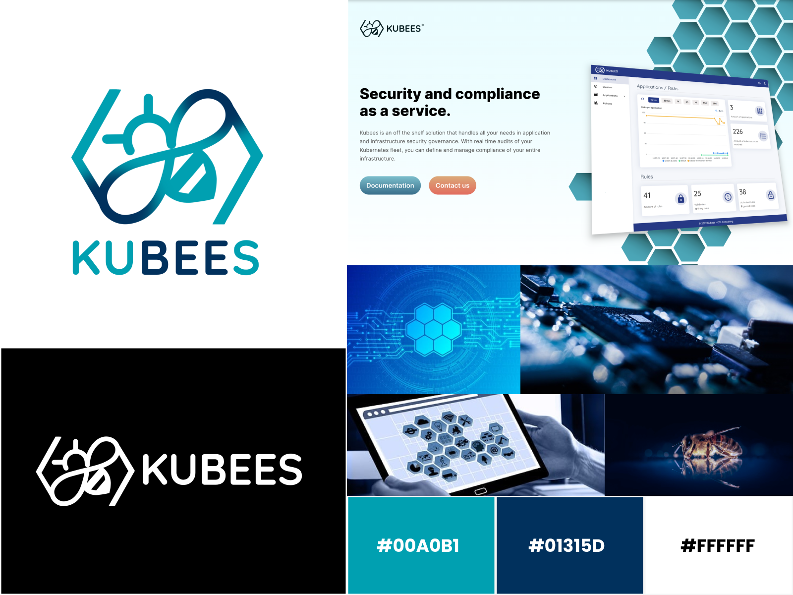 Création identité graphique de Kubees par Katheline Lambert - Orbeo